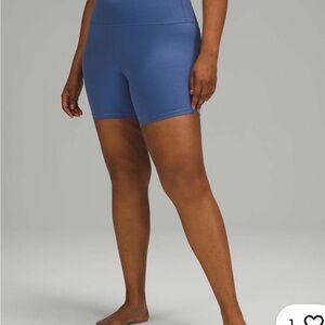 Lululemon Align High-Rise Shorts 6” (Water Drop Blue)